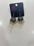 Silver earrings