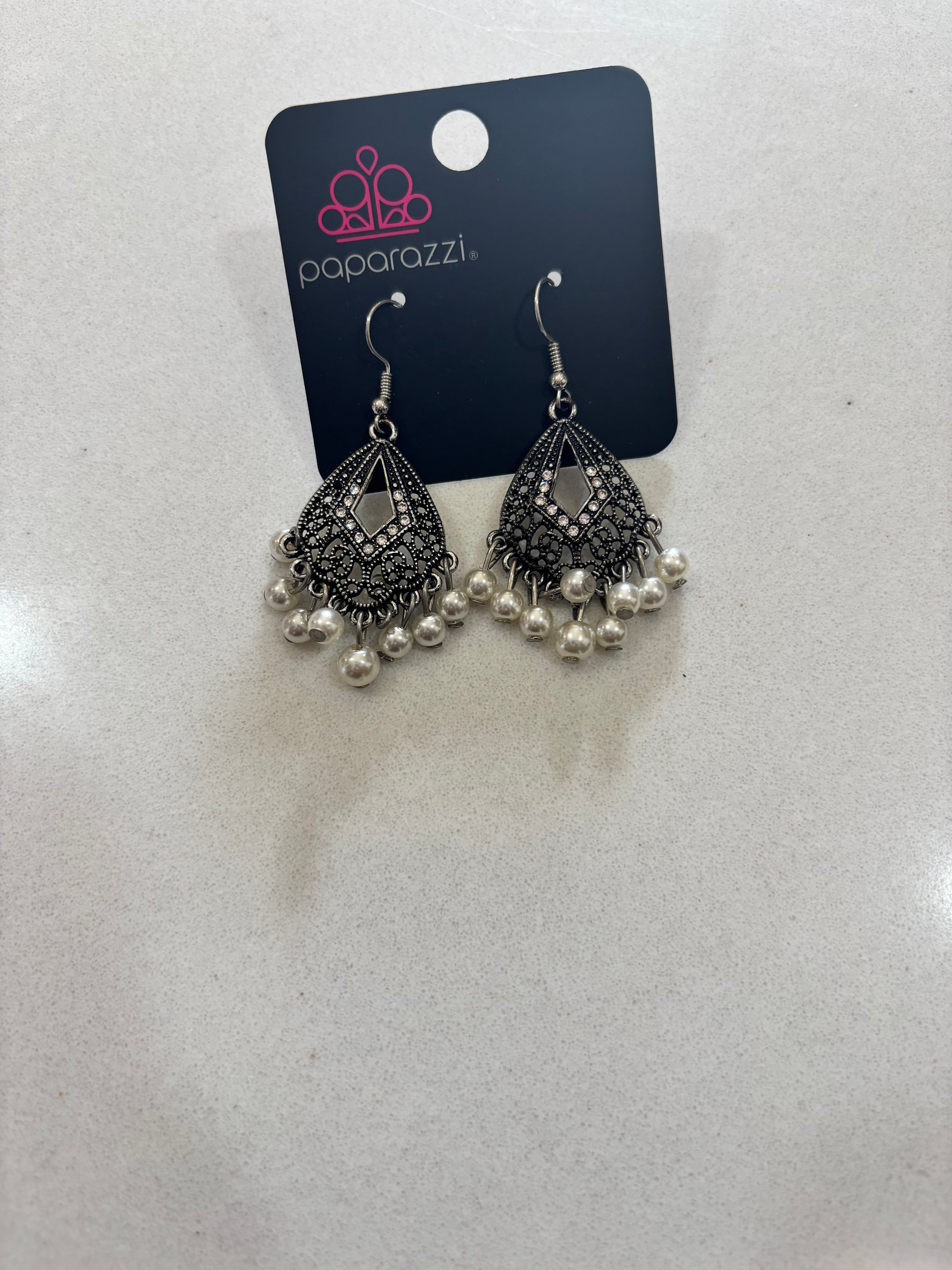 Silver earrings