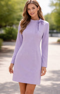 Lavender Calvin long sleeves dress